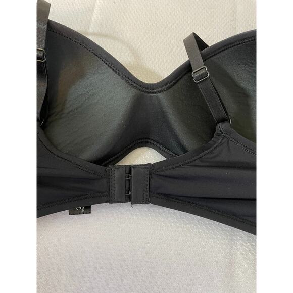 Rene Rofe Womens Lined No Wire BRA - Size 36C - Black - Picture 5 of 6